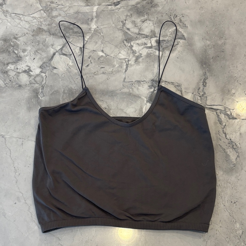 Free People Charcoal Camisole Top